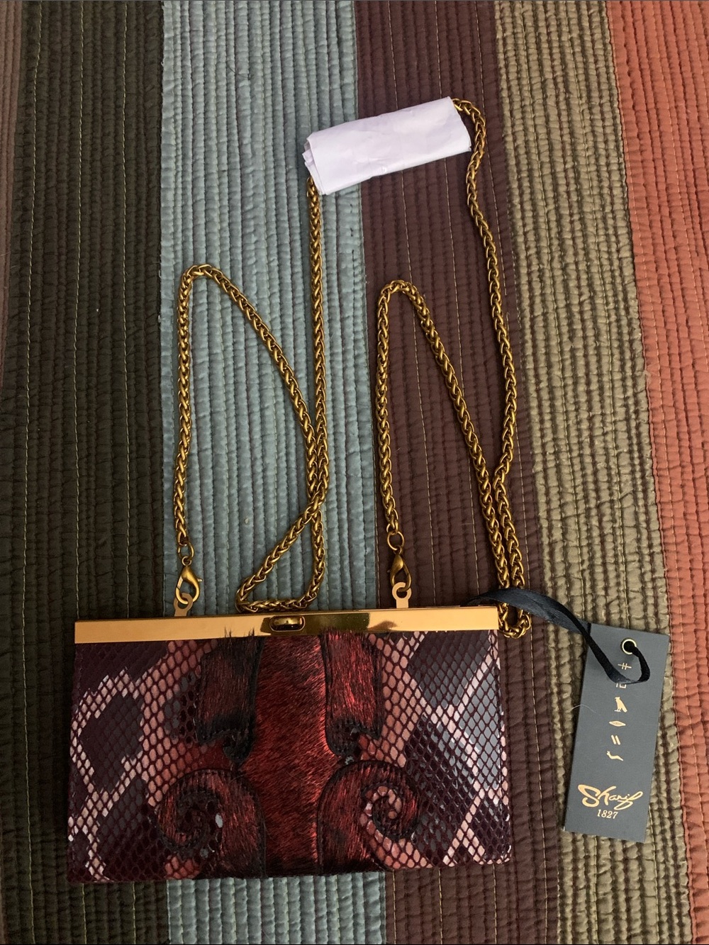 Sharif Clutch/Crossbody bag NEW W TAG!